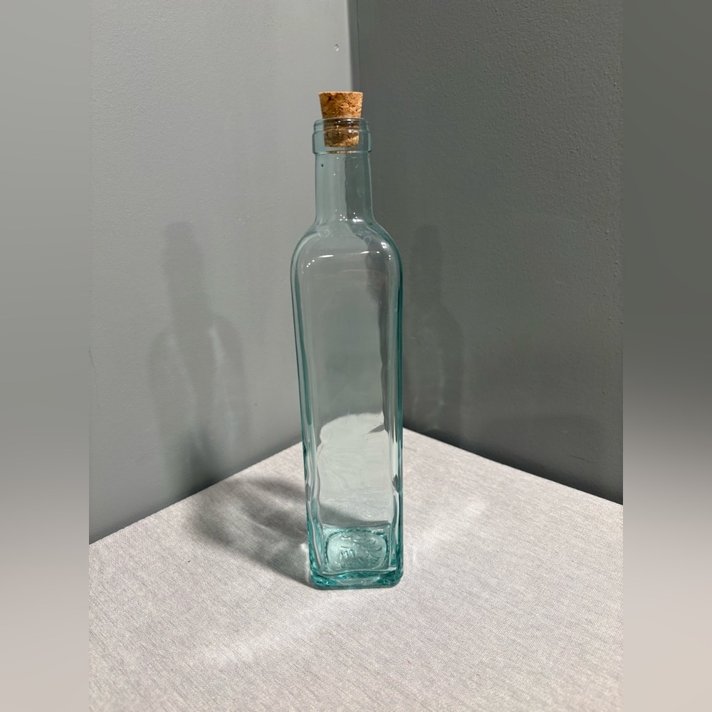 Tall Glass Bottle with Cork